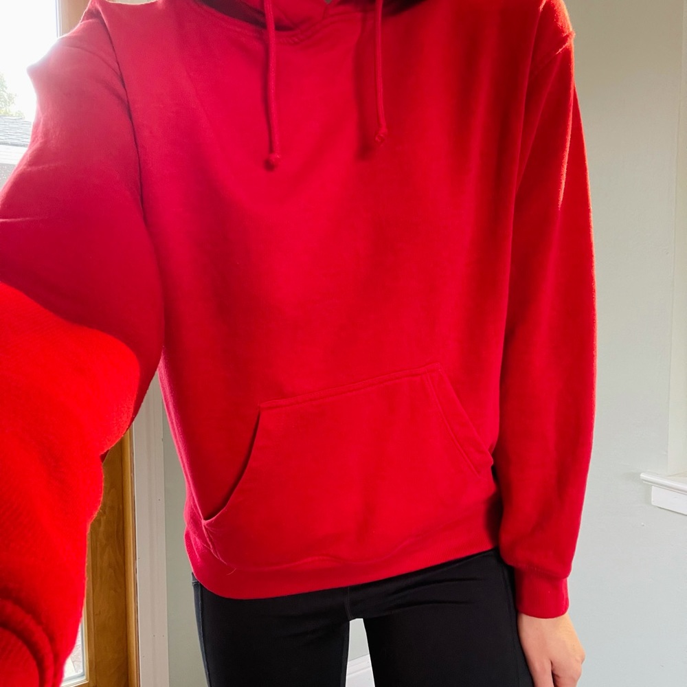 Red hoodie